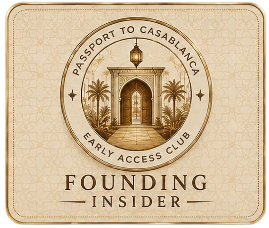 Founding Insider passport stamp badge